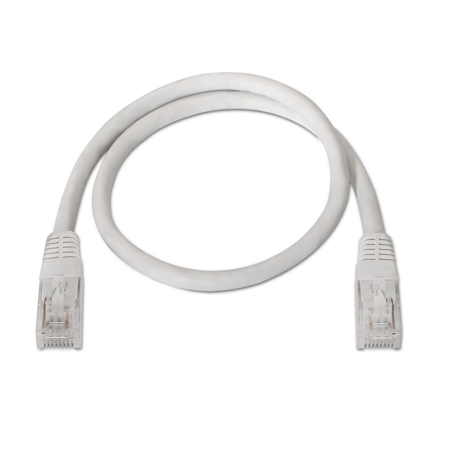 Aisens Câble Réseau Patch Cord RJ45 Cat.6 UTP AWG24 - 0.5m - 10/100/1000 Mbit/s - Couleur Blanche