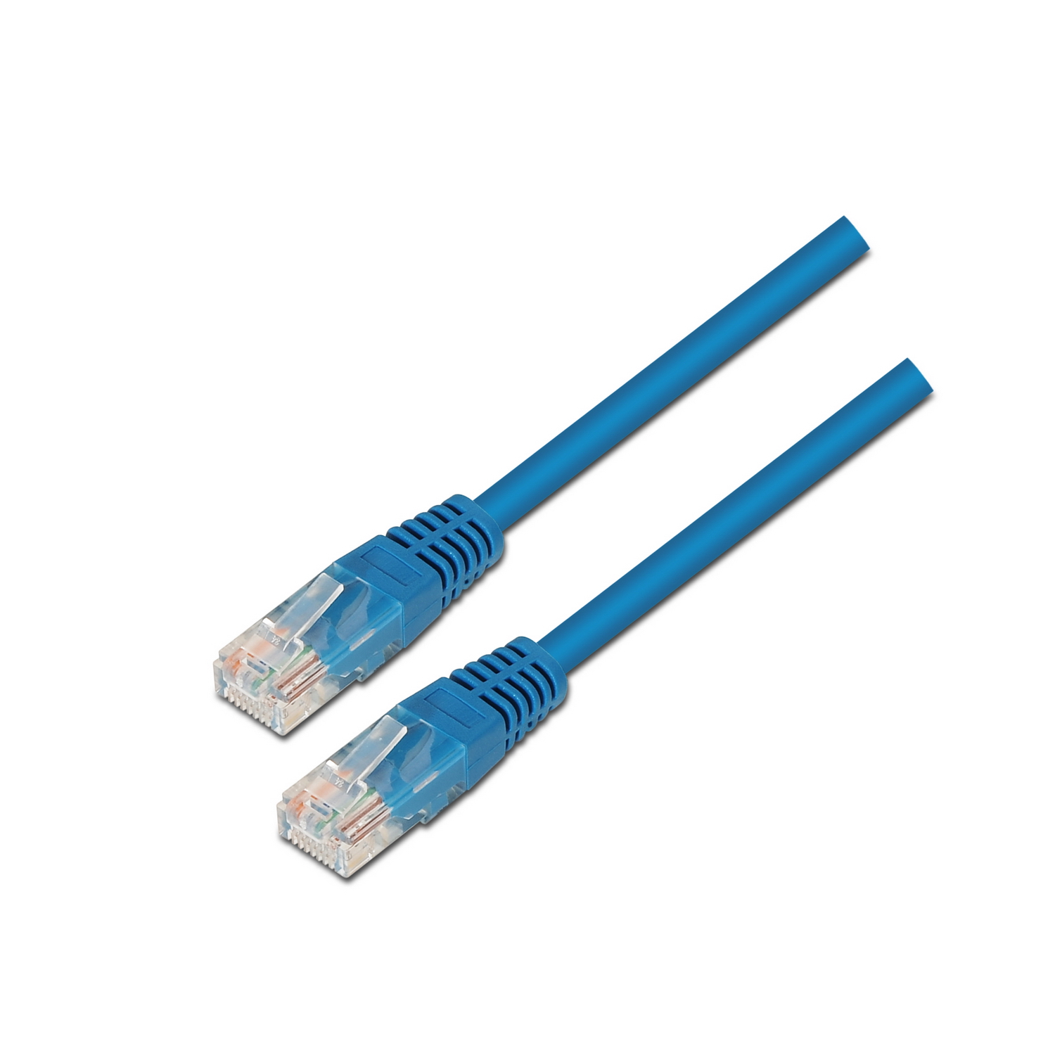 Aisens Câble Réseau Patch Cord RJ45 Cat.6 UTP AWG24 - 0.5m - 10/100/1000 Mbit/s - Couleur Bleu