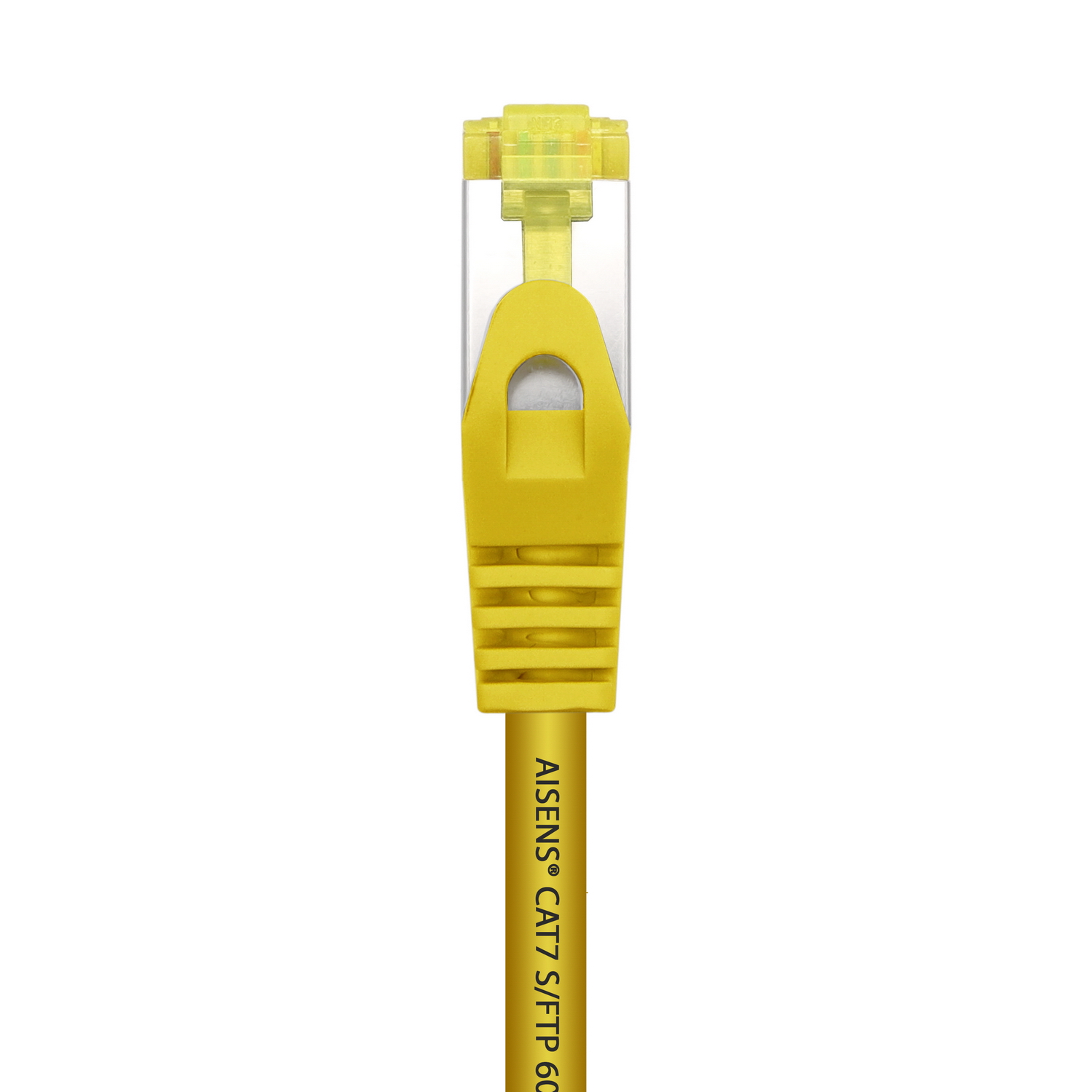 Aisens Câble Réseau Patch Cord RJ45 LSZH Cat.7 600 MHz S/FTP PIMF AWG26 - 25cm - Couleur Jaune