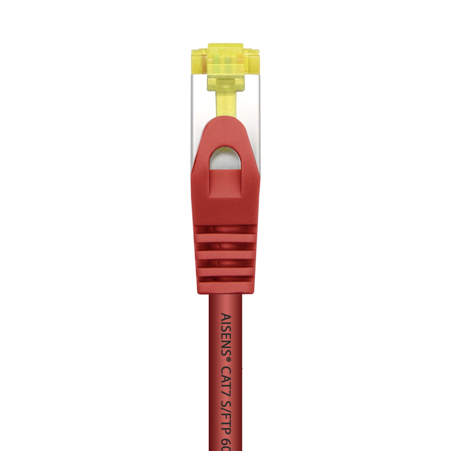 Aisens Câble Réseau Patch Cord RJ45 LSZH Cat.7 600 MHz S/FTP PIMF AWG26 - 25cm - Couleur Rouge