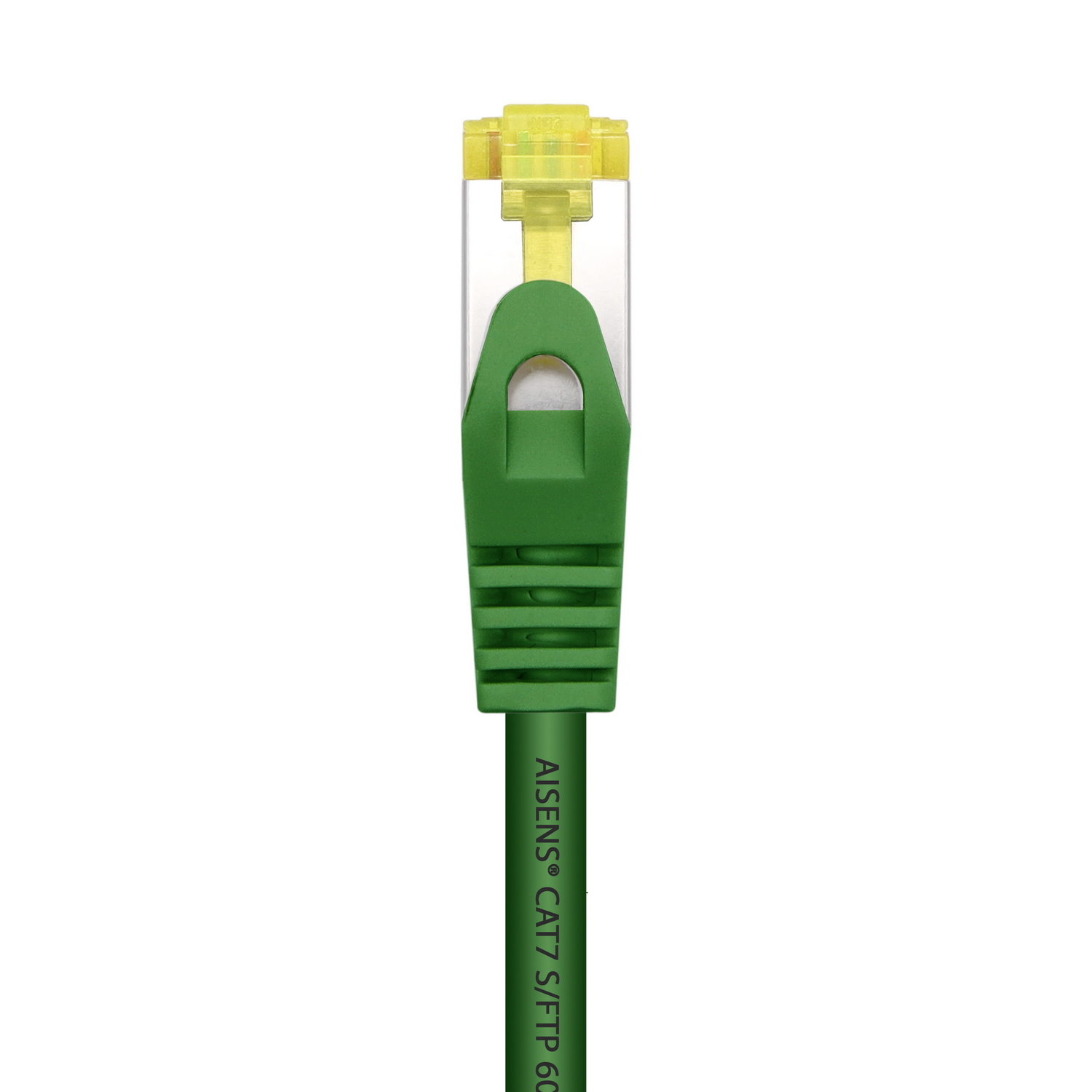 Aisens Câble Réseau Patch Cord RJ45 LSZH Cat.7 600 MHz S/FTP PIMF AWG26 - 25cm - Couleur Vert