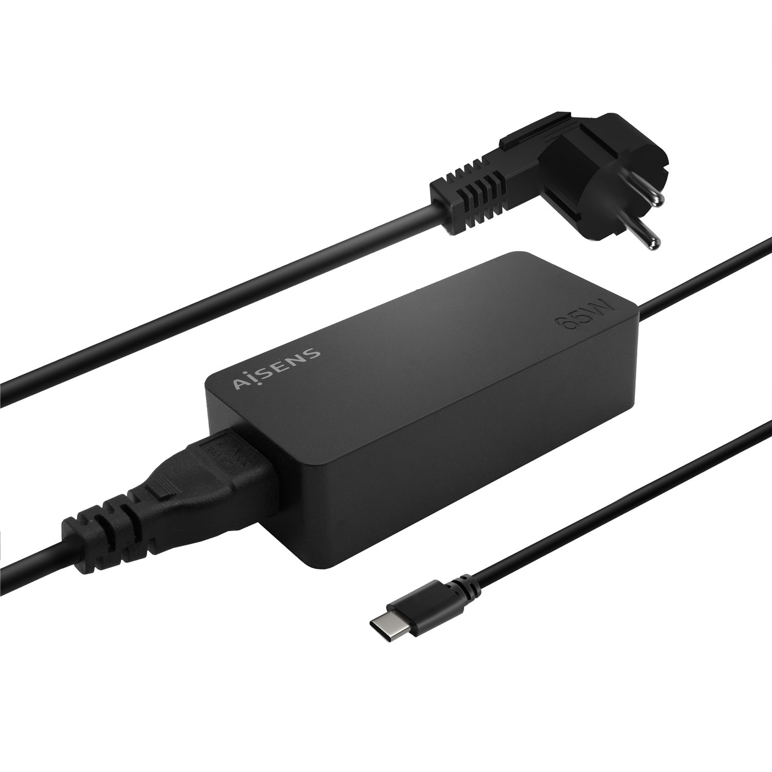 Aisens Chargeur 65W PD3.0 1xUSB-C 1.8m - Couleur Noir