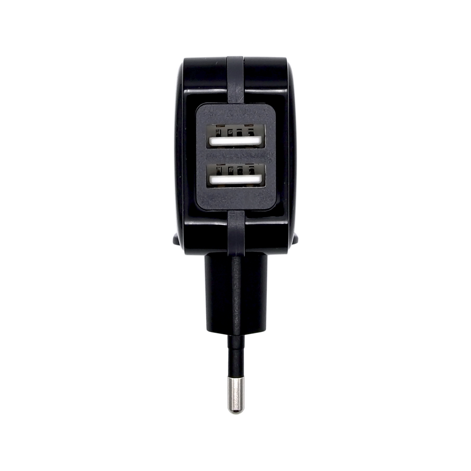 Aisens Chargeur USB 17W 5V/3.4A - 2xUSB avec Contrôle AI - Couleur Noir