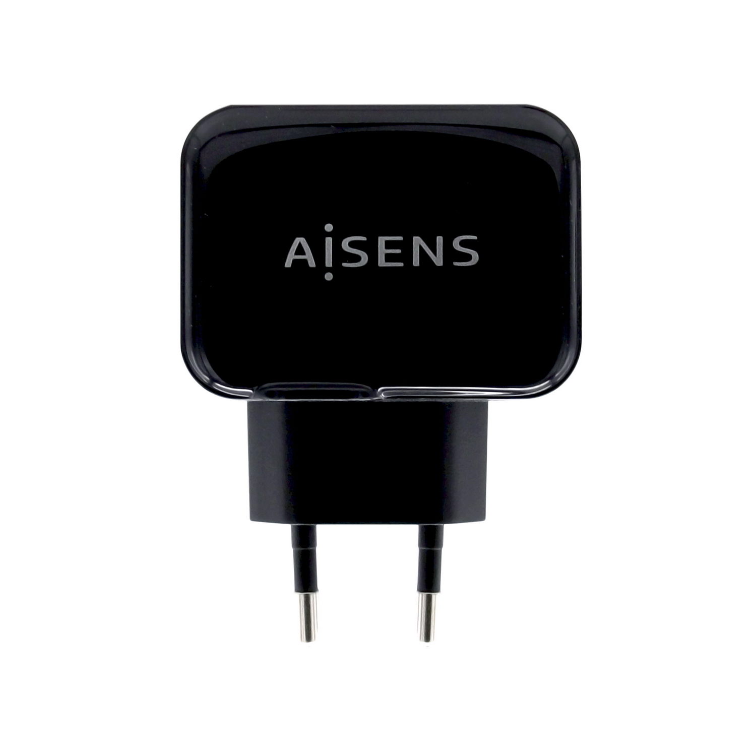 Aisens Chargeur USB 17W 5V/3.4A - 2xUSB avec Contrôle AI - Couleur Noir