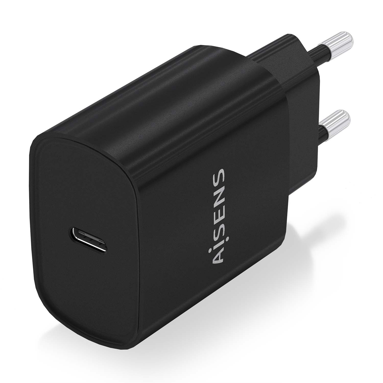 Aisens Chargeur USB-C PD3.0 1 Port 1xUSB-C 20W - Couleur Noir