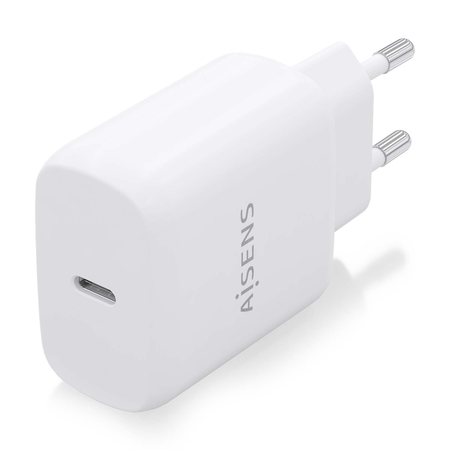 Aisens Chargeur USB-C PD3.0 1 Port 1xUSB-C 25W - Blanc