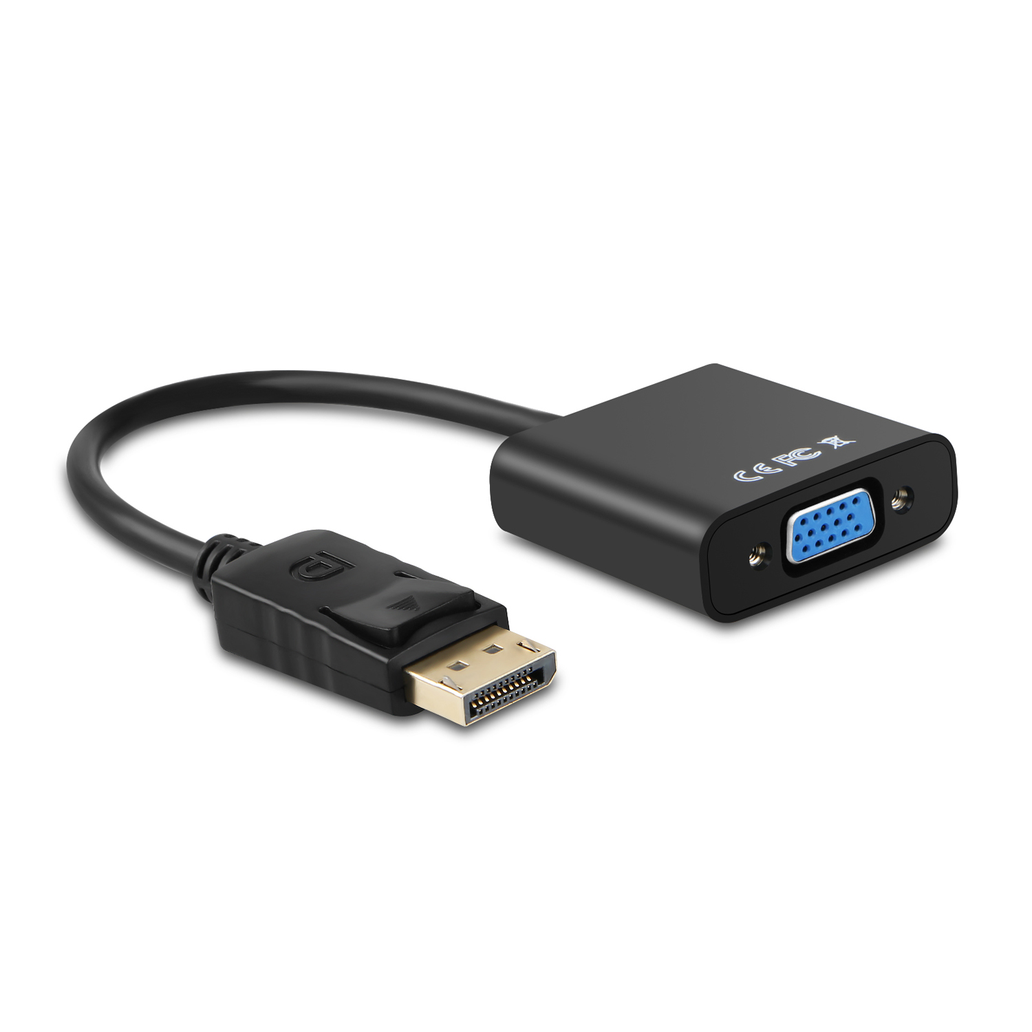 Aisens Convertisseur Displayport vers SVGA - DP/M-SVGA/H - 15cm - Couleur Noir