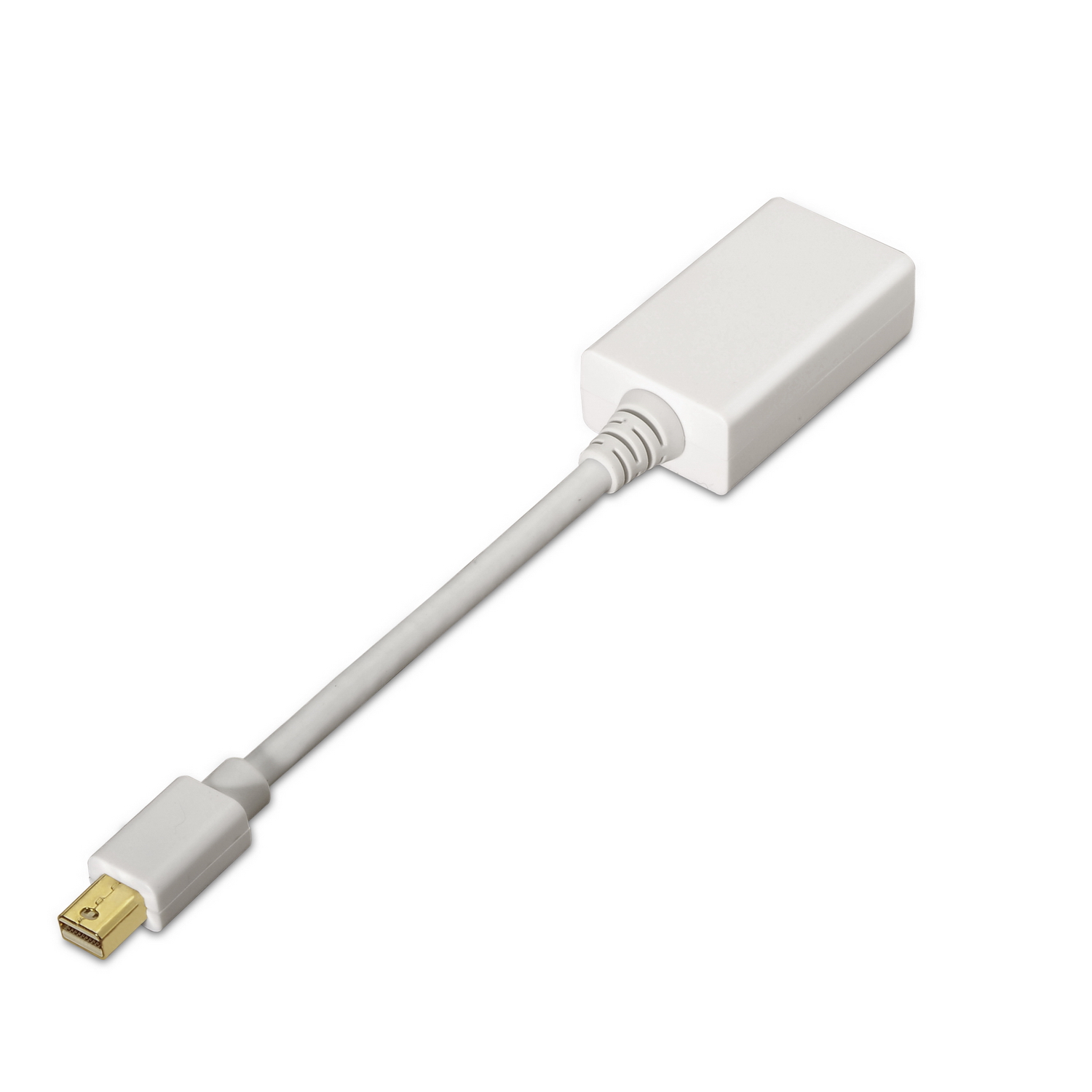 Aisens Convertisseur Mini DP vers HDMI - mDP/M-HDMI A Femelle - 15cm - Couleur Blanche