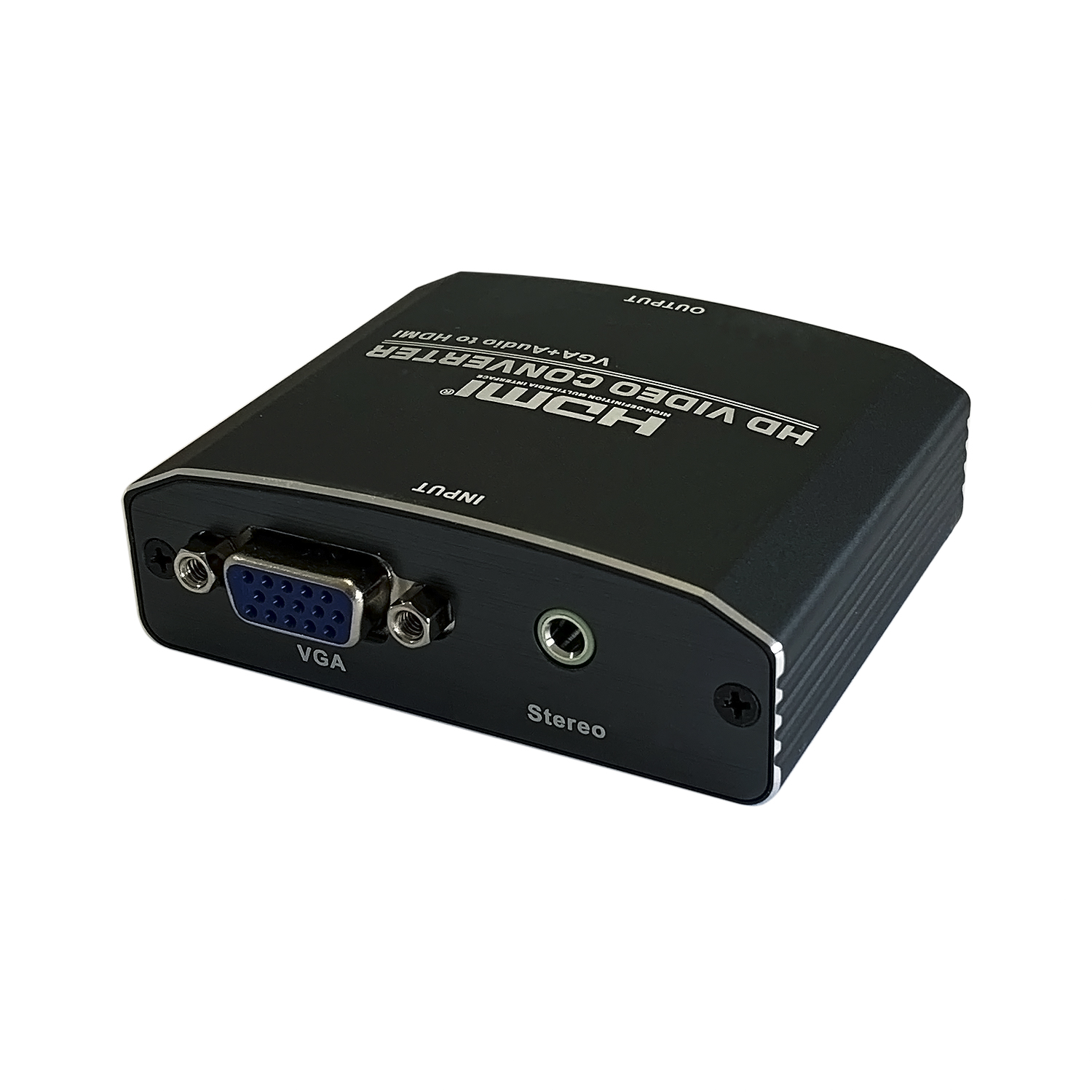 Aisens Convertisseur SVGA Femelle+Audio vers HDMI Femelle - Couleur Noir