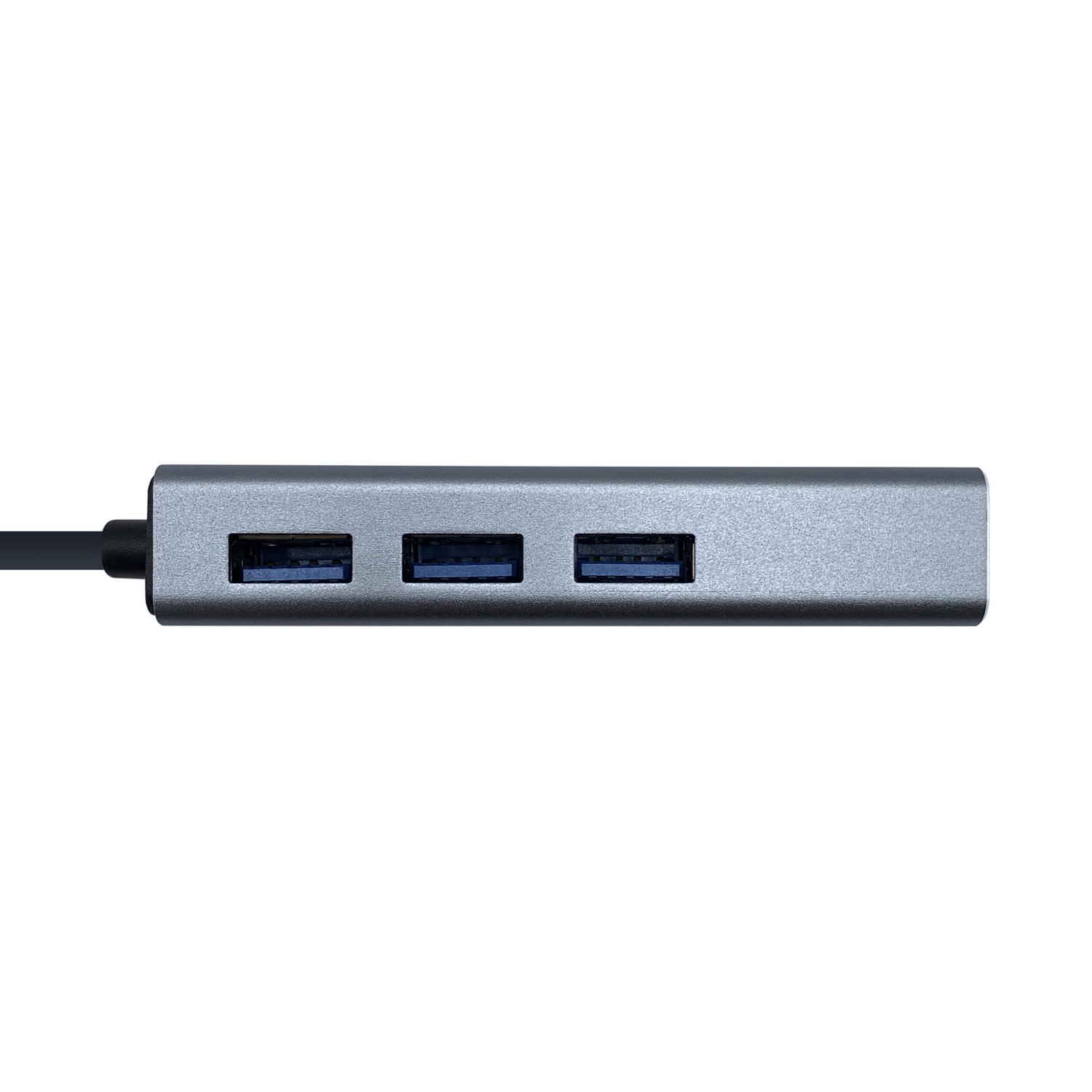 Aisens Convertisseur USB 3.0 vers Ethernet GIGABIT 10/100/1000 MBPS + HUB 3xUSB3.0 - 15cm - Couleur Gris