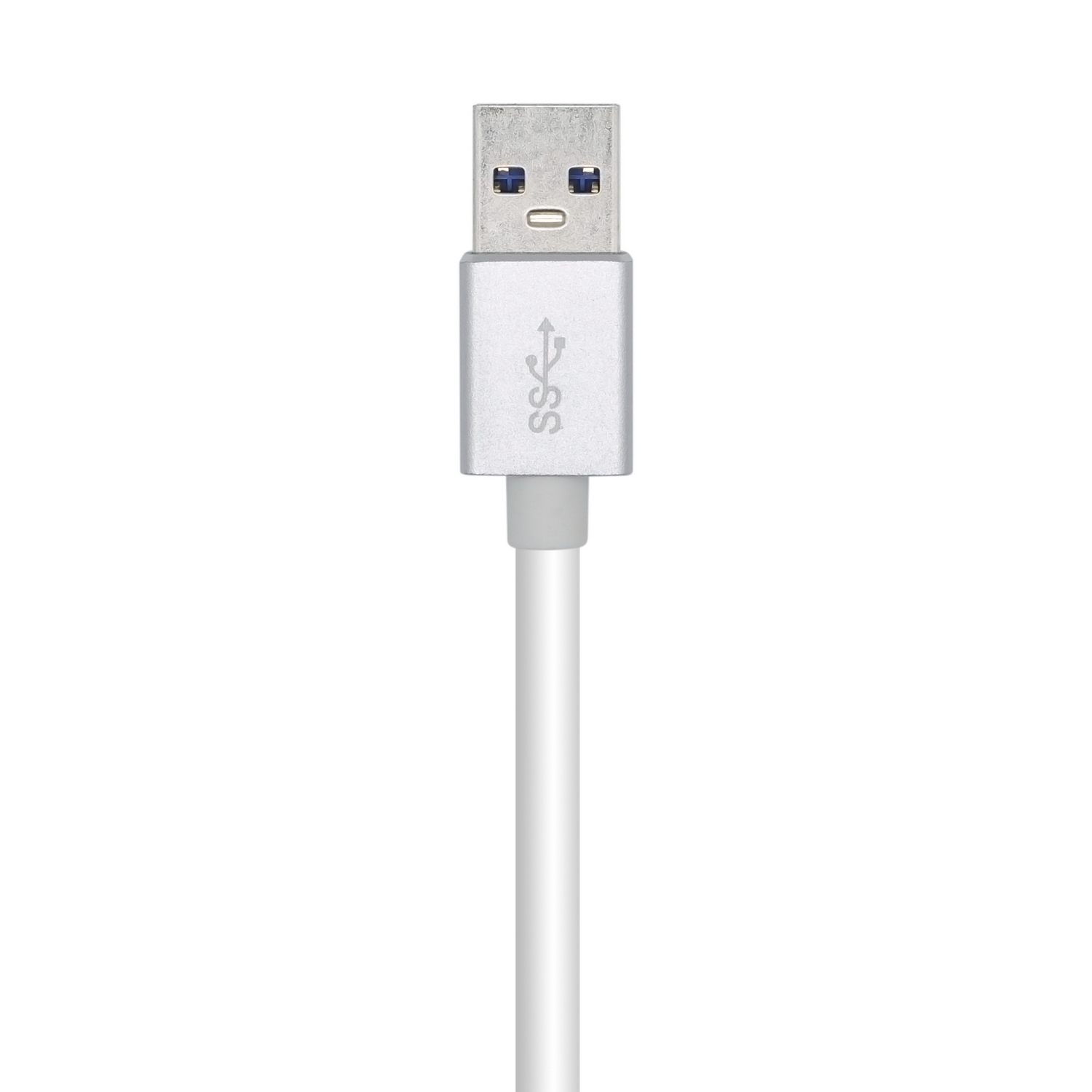 Aisens Convertisseur USB 3.0 vers Gigabit Ethernet 10/100/1000 Mbps - 15cm - Couleur Argent