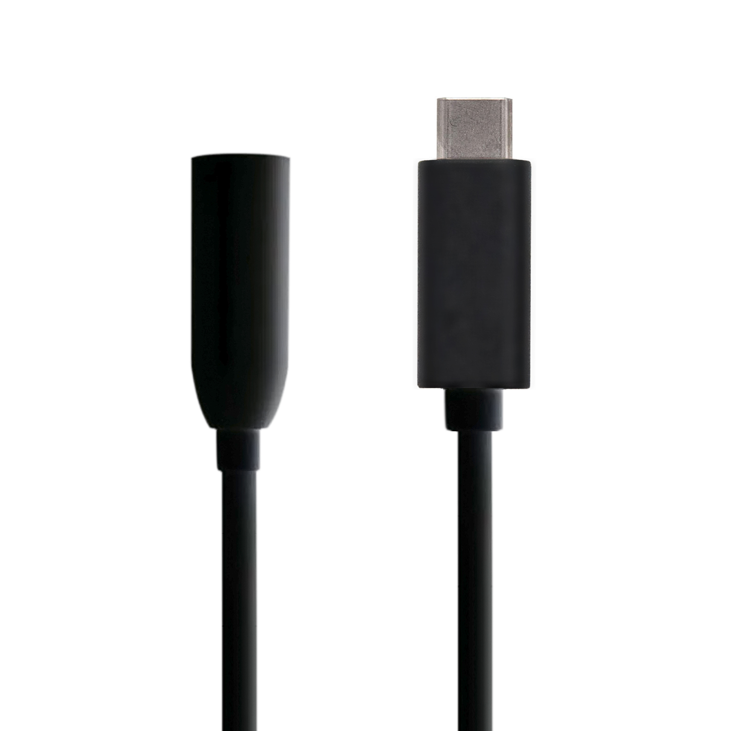 Aisens Convertisseur USB-C vers Audio - USB-C/M-JACK 3.5/H - 15cm - Couleur Noir