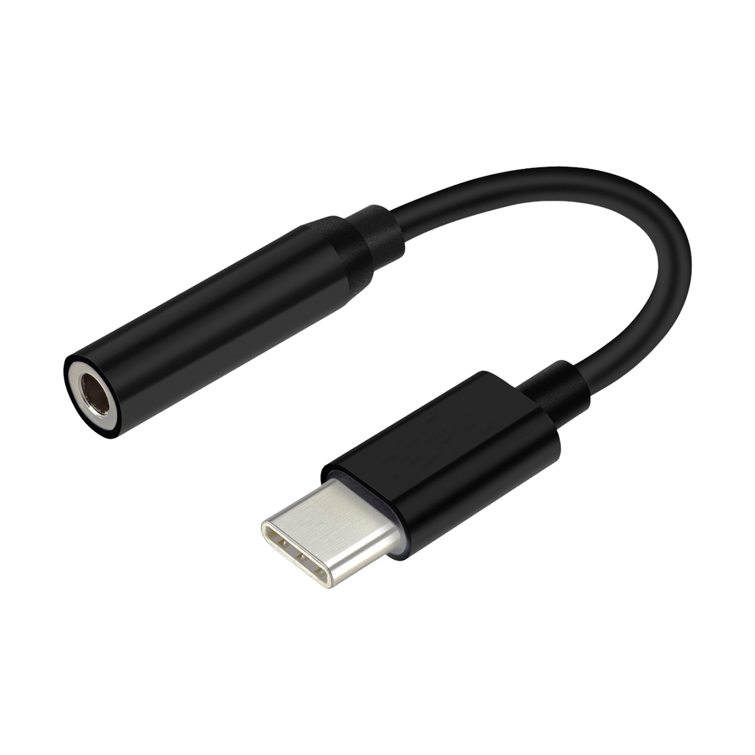 Aisens Convertisseur USB-C vers Audio - USB-C/M-JACK 3.5/H - 15cm - Couleur Noir