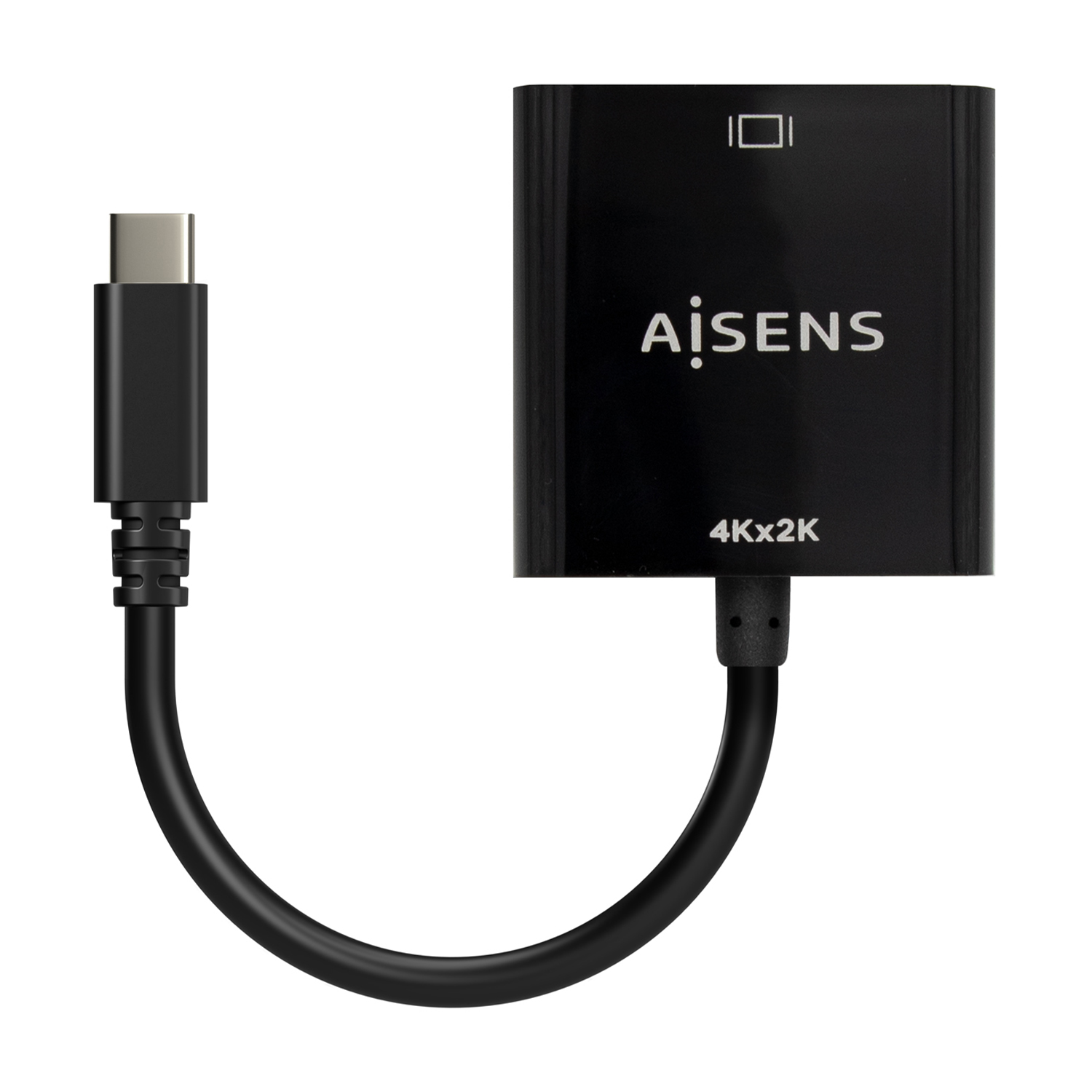 Aisens Convertisseur USB-C vers HDMI 4K@30Hz - USB-C/M-HDMI/H - 15cm - Couleur Noir