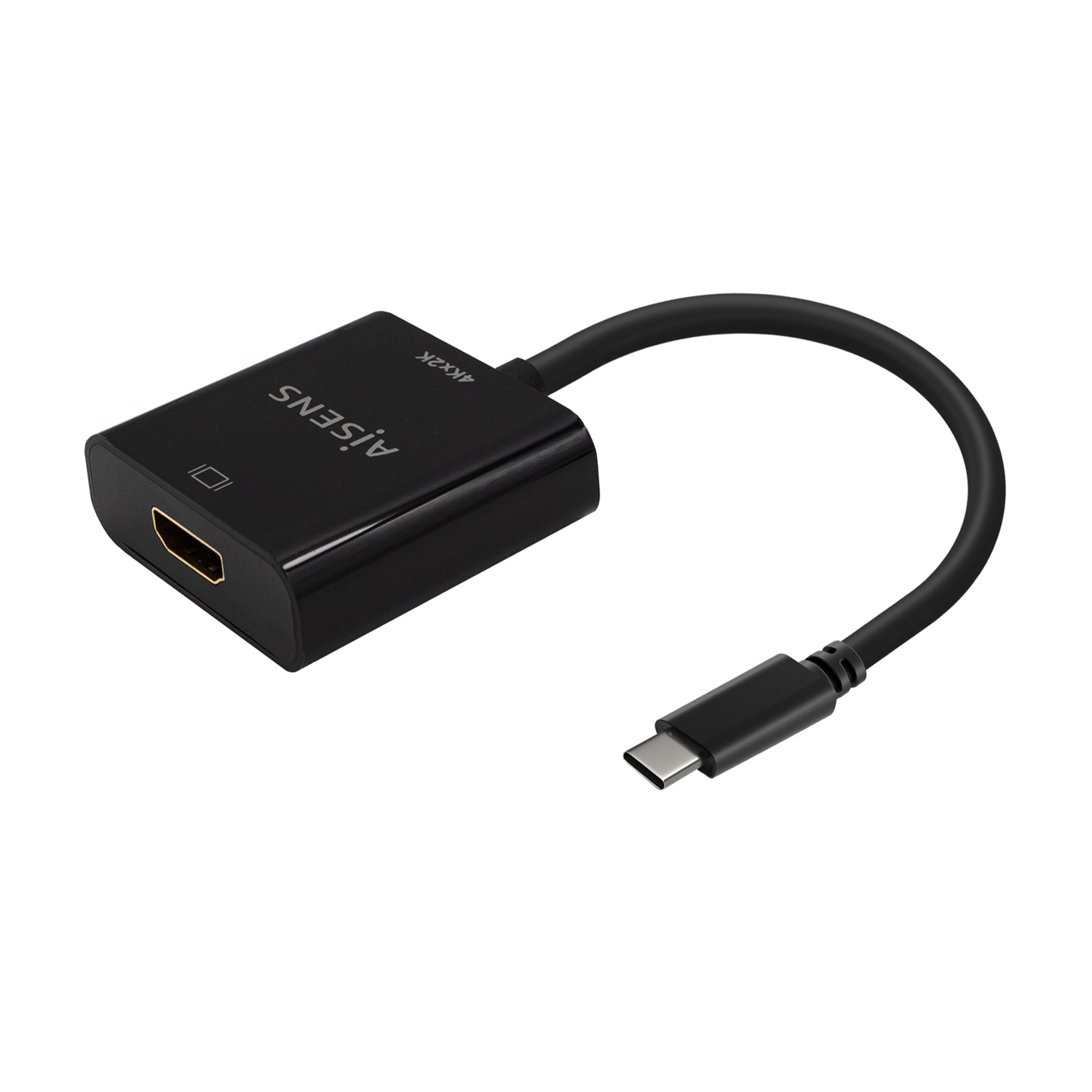 Aisens Convertisseur USB-C vers HDMI 4K@30Hz - USB-C/M-HDMI/H - 15cm - Couleur Noir