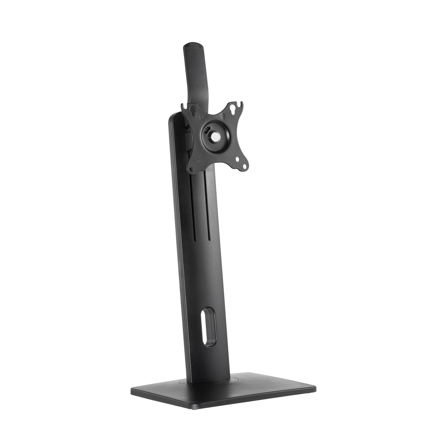 Aisens PRO Support de table pivotant et inclinable à contrepoids (17"-32") - Couleur noire