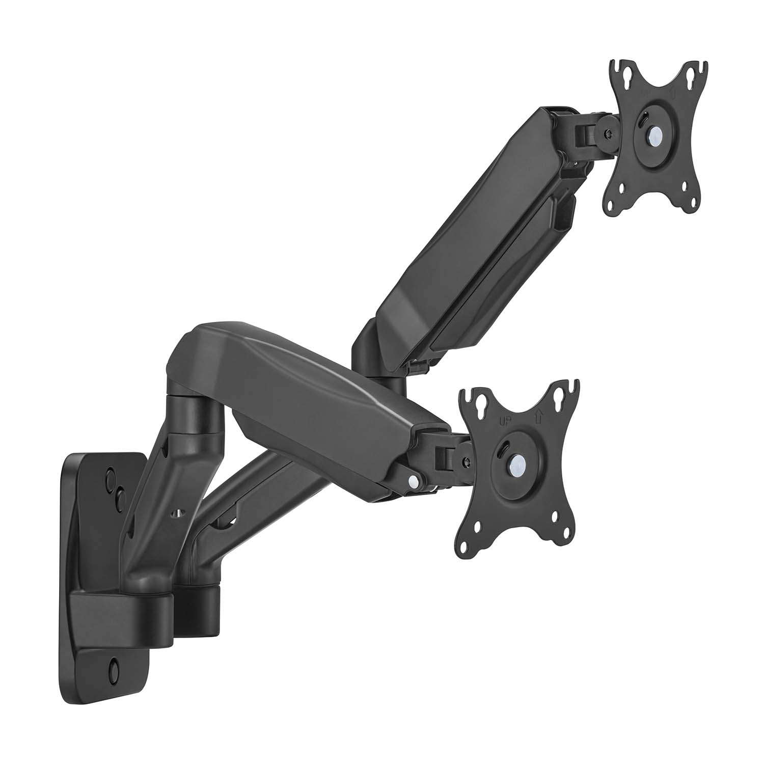 Aisens PRO Support Mural Contrepoids Pivotant et Inclinable pour Moniteur/TV 9kg (3 Pivots - 2 Bras) de 17-32 - Couleur Noir