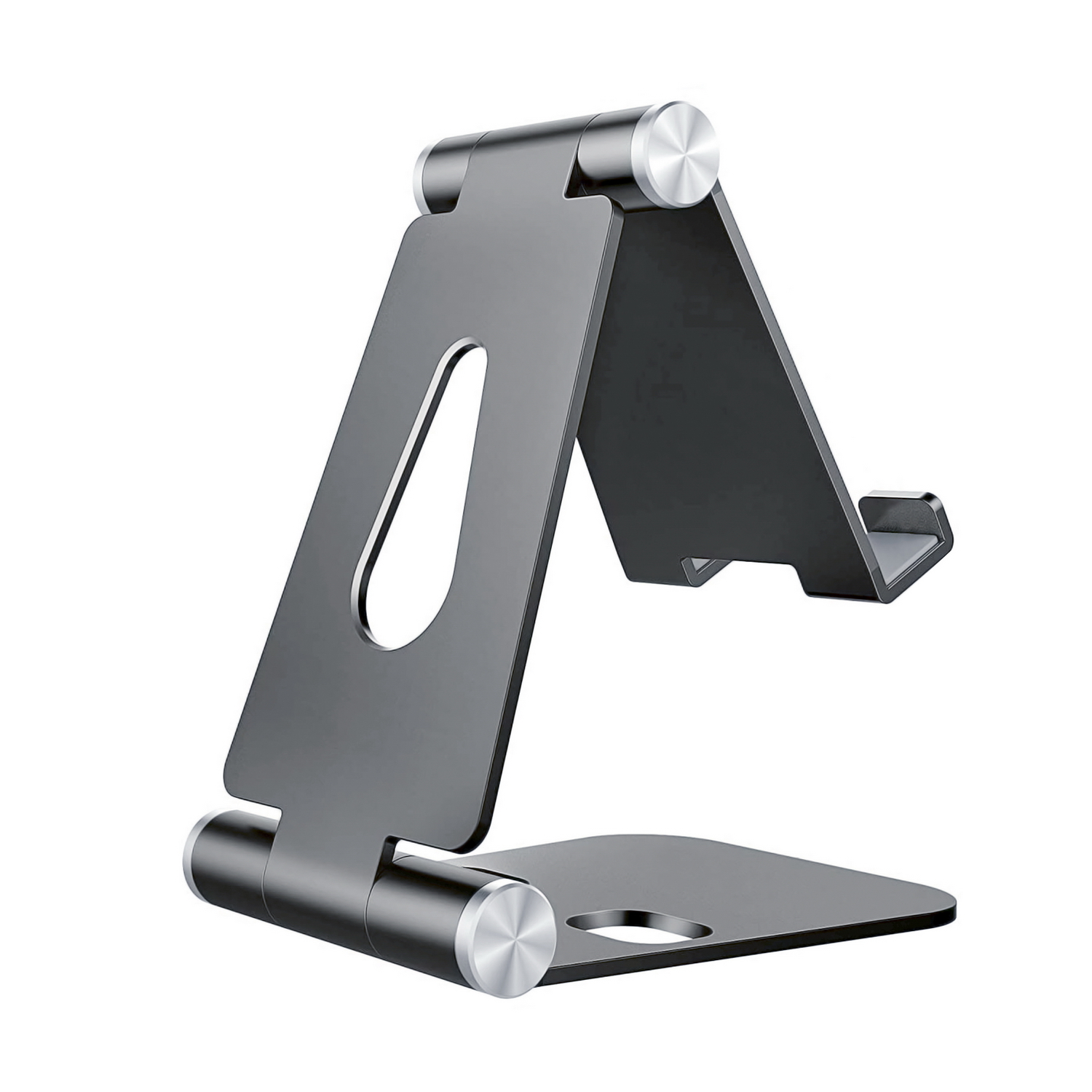 Aisens Support de bureau ajustable taille M (2 pivots) pour mobile / tablette - Couleur grise