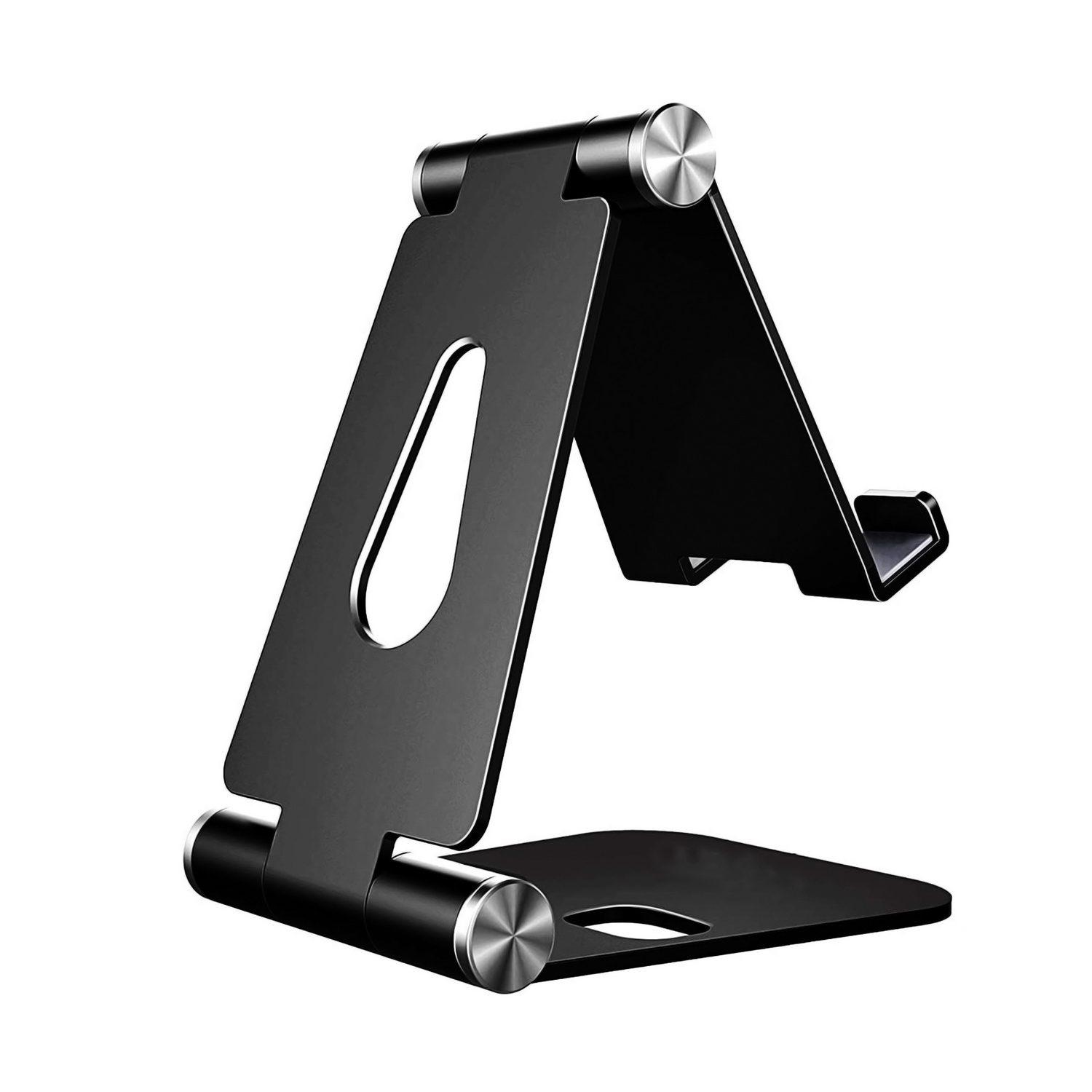 Aisens Support de bureau ajustable taille M (2 pivots) pour mobile / tablette - Couleur noire