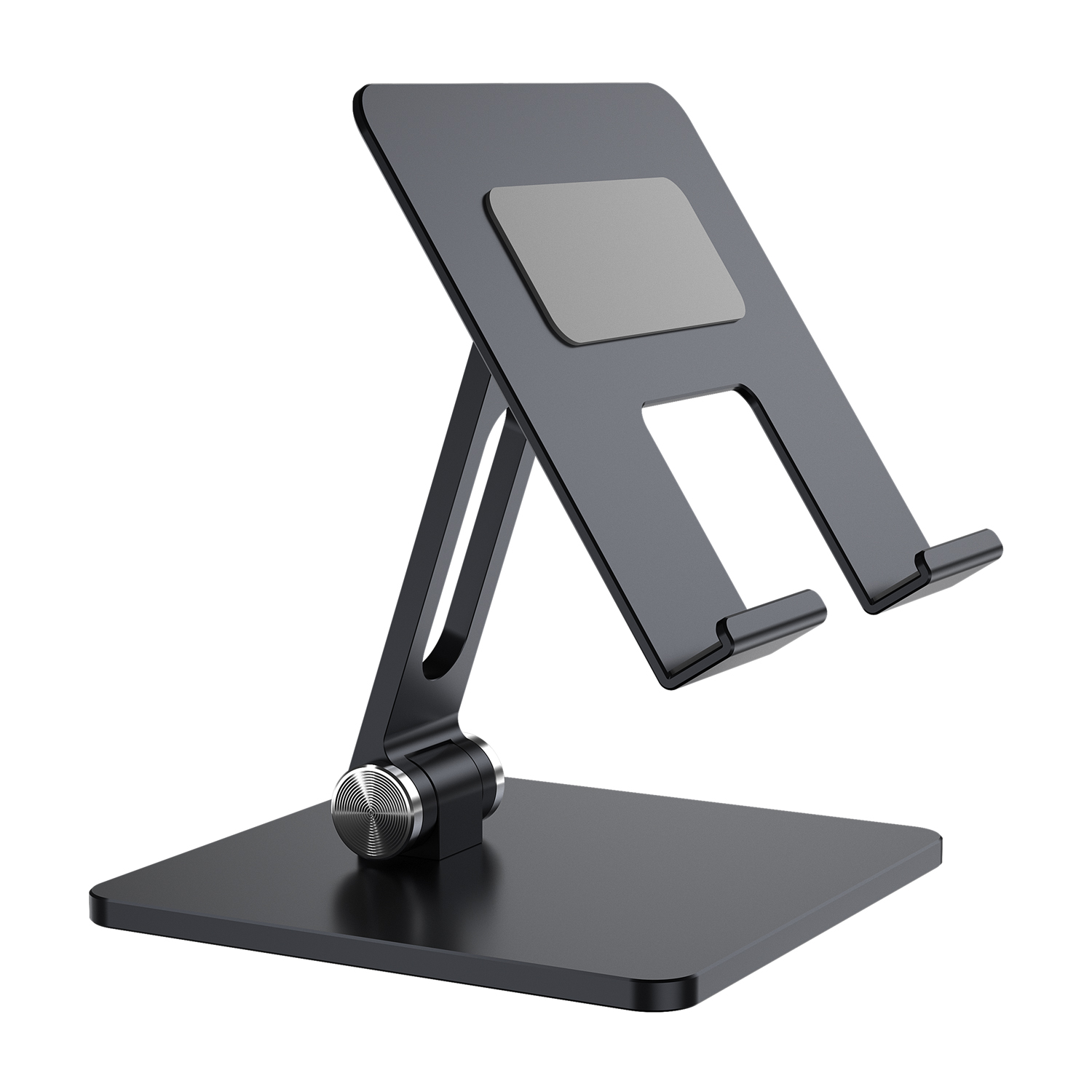 Aisens Support de bureau réglable taille XXL (2 pivots) pour mobile/tablette - Couleur gris