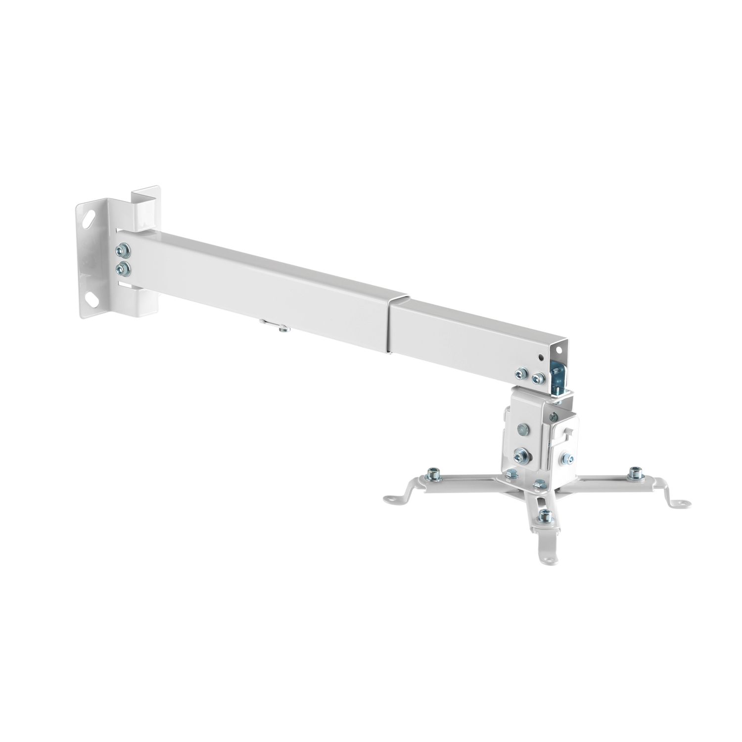 Aisens Support Plafond/Mur Universel Inclinable et Extensible pour Projecteur - Couleur Blanche