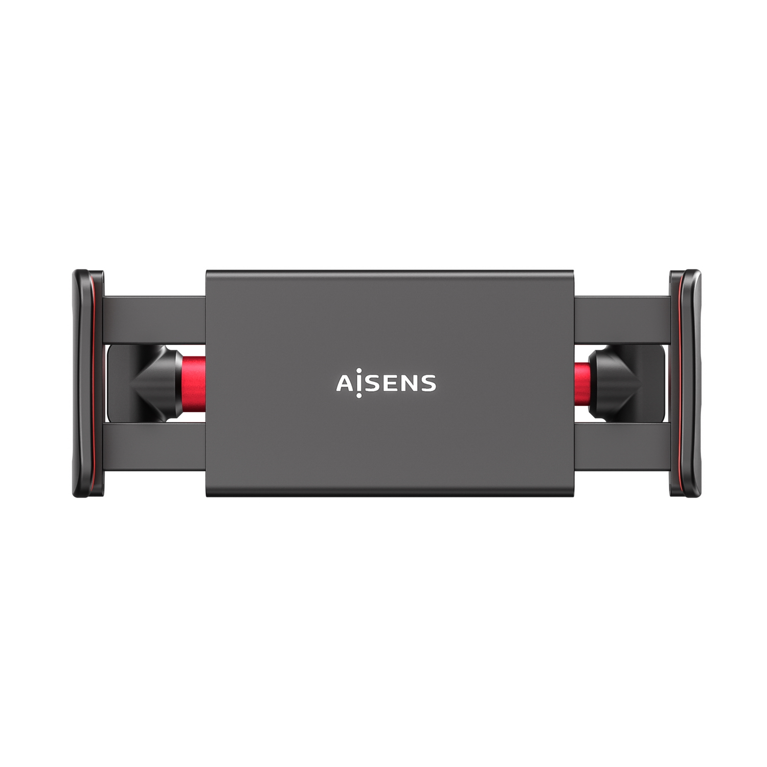 Aisens Support Voiture Réglable (1 Pivot) Pour Appui-Tête Pour Téléphone / Tablette - Couleur Rouge