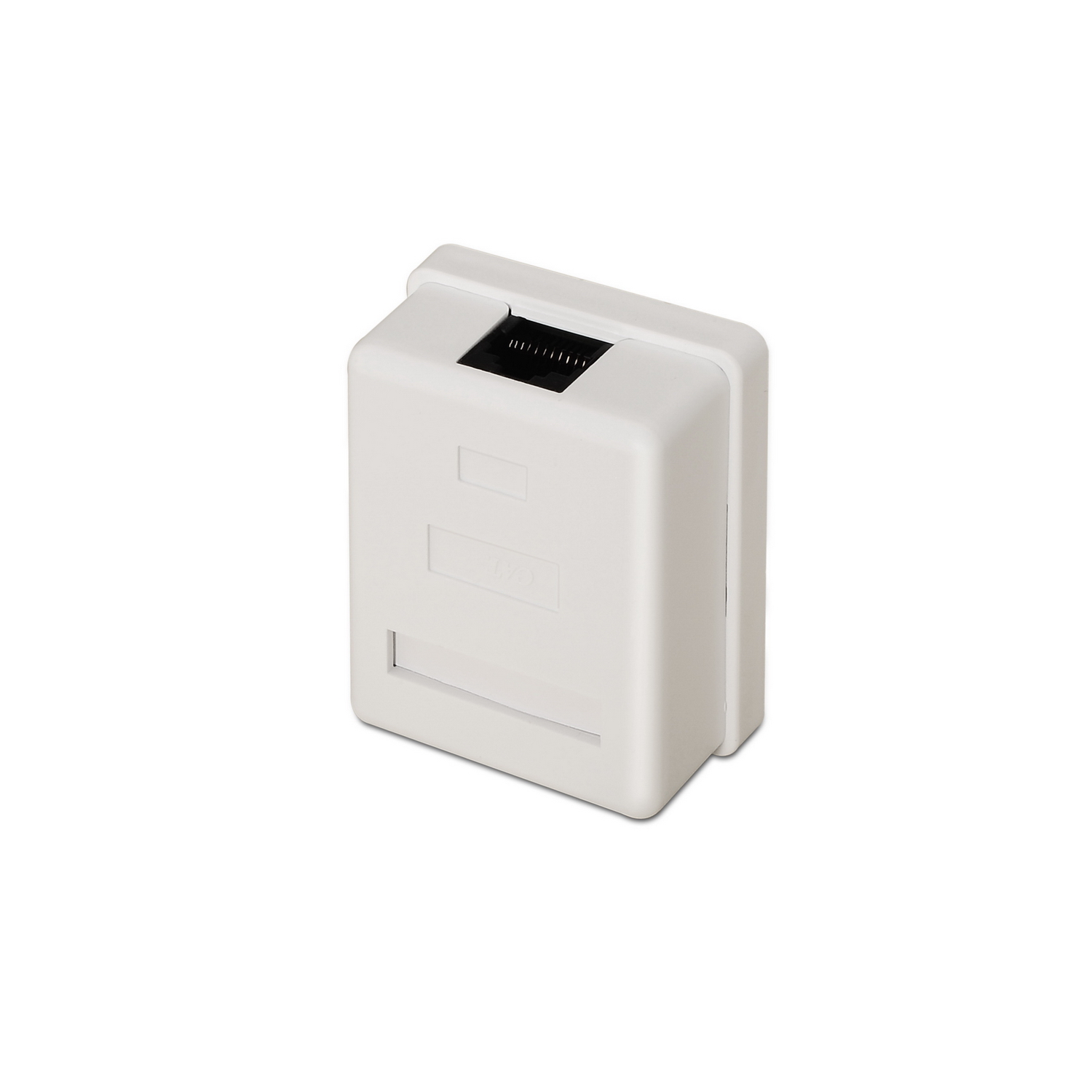 Aisens Surface Rosette Prise RJ45 Cat.6 UTP 1 - Couleur Blanche