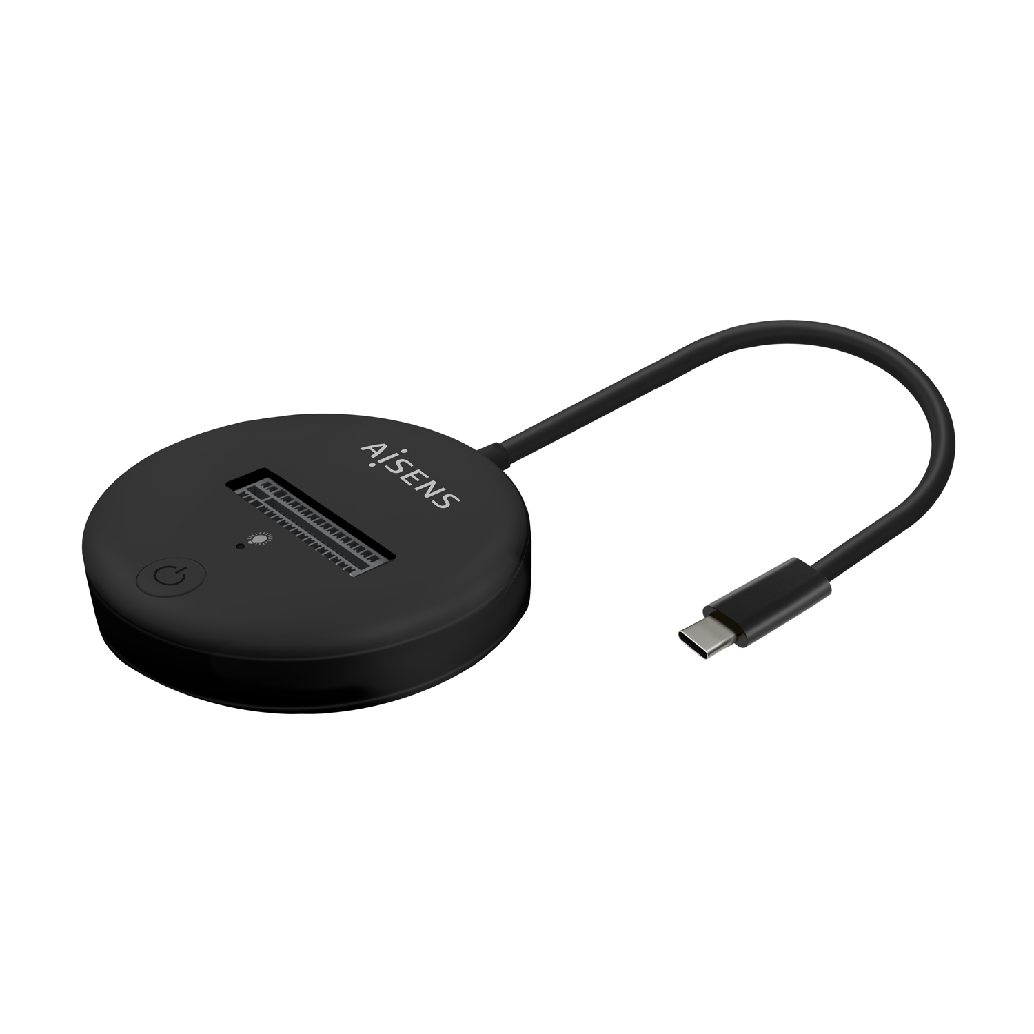 Aisens USB-C Dock M.2 (NGFF) Asuc-M2D013-Bk SATA/NVME vers USB3.1 GEN2 - Couleur Noir