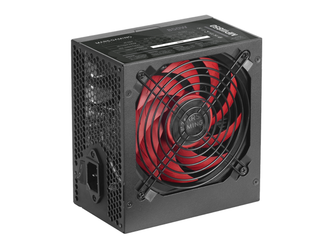 Alimentation Mars Gaming MPIII850 850W ATX - Silence Absolu - Efficacité Professionnelle - Conception de Câble Optimisée - Packaging EPE Haute Protection - Ventilateur 120 mm - Couleur Noir