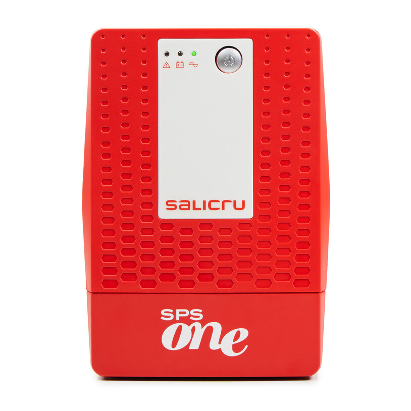 Alimentation sans interruption Salicru SPS 1100 ONE IEC - UPS/UPS - 1100 VA - Line-interactive - Type de prise IEC - Couleur rouge