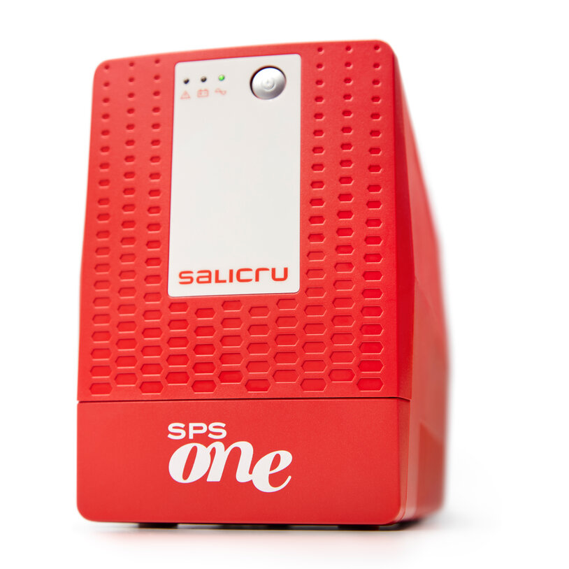 Alimentation sans interruption Salicru SPS 1100 ONE IEC - UPS/UPS - 1100 VA - Line-interactive - Type de prise IEC - Couleur rouge