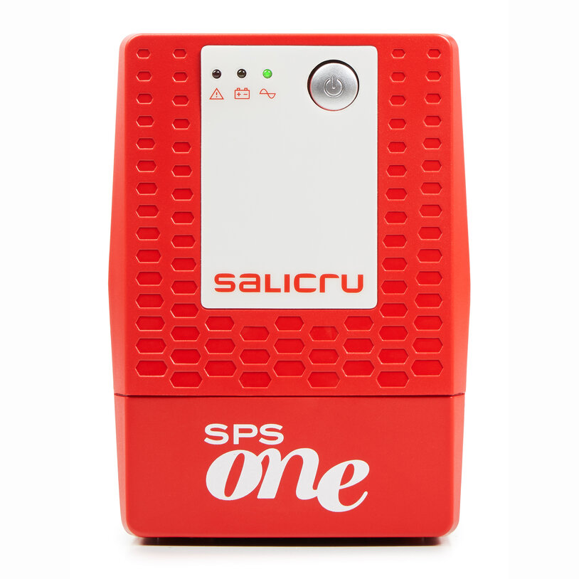 Alimentation sans interruption Salicru SPS 500 ONE IEC - UPS/UPS - 500 VA - Line-interactive - Type de prise IEC - Couleur rouge