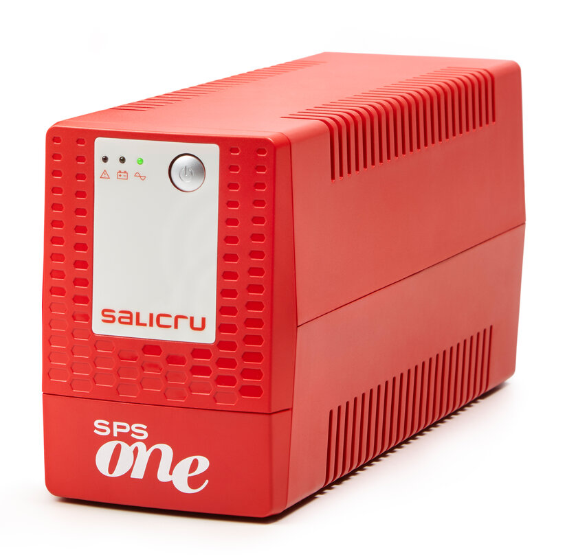 Alimentation sans interruption Salicru SPS 500 ONE IEC - UPS/UPS - 500 VA - Line-interactive - Type de prise IEC - Couleur rouge