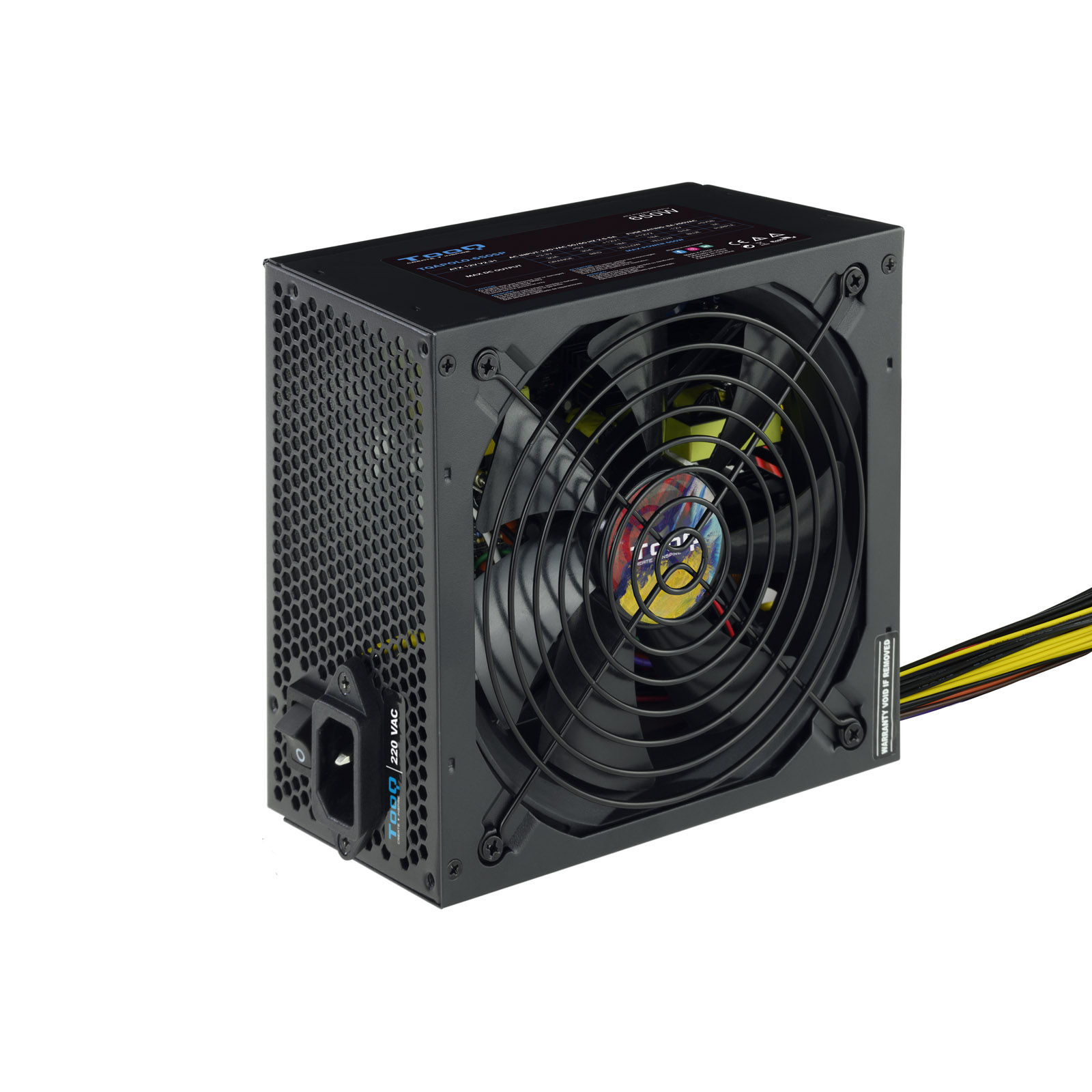 Alimentation Tooq 650W ATX avec PFC actif