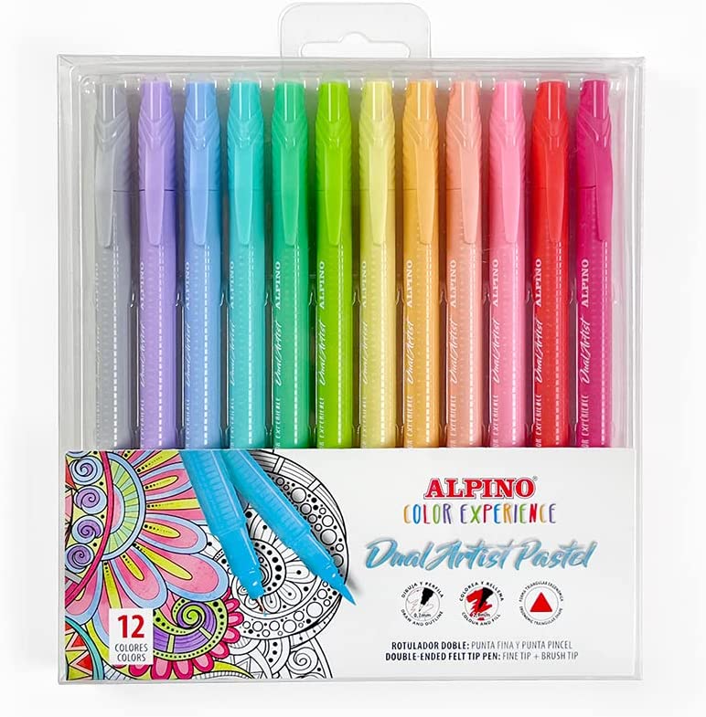  Lot de 12 feutres Alpino Dual Artist