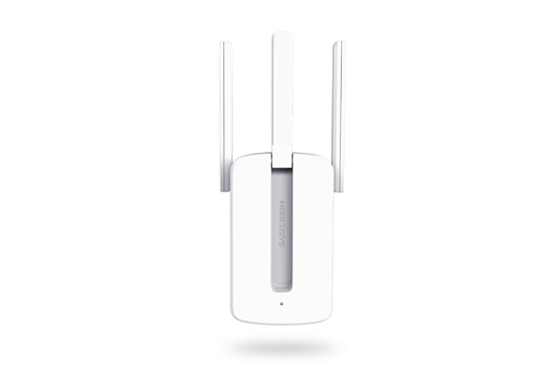 Amplificateur Répéteur Réseau WiFi Mercusys - Jusqu'à 300Mbps - Technologie MIMO - Bouton WPS - 3 Antennes Externes