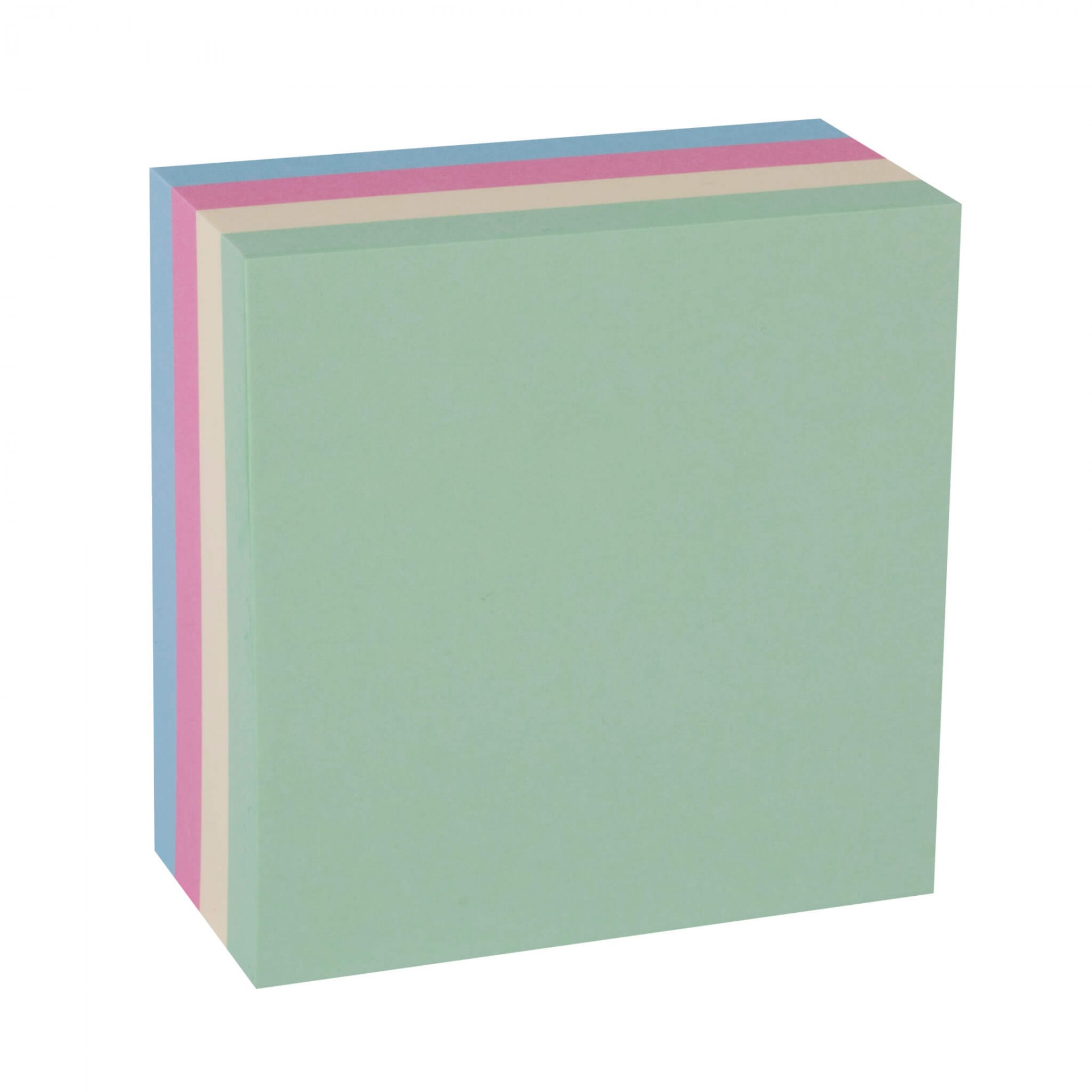 Apli Funny Cube de 400 Notes Autocollantes 75 x 75 mm - Couleurs Pastel Assorties