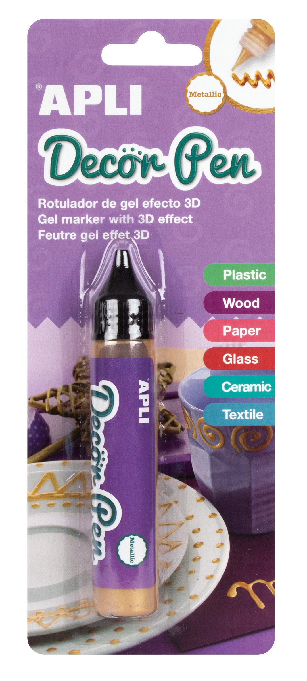 Crayon feutre verre / ardoise fuschia - Objets décoratifs