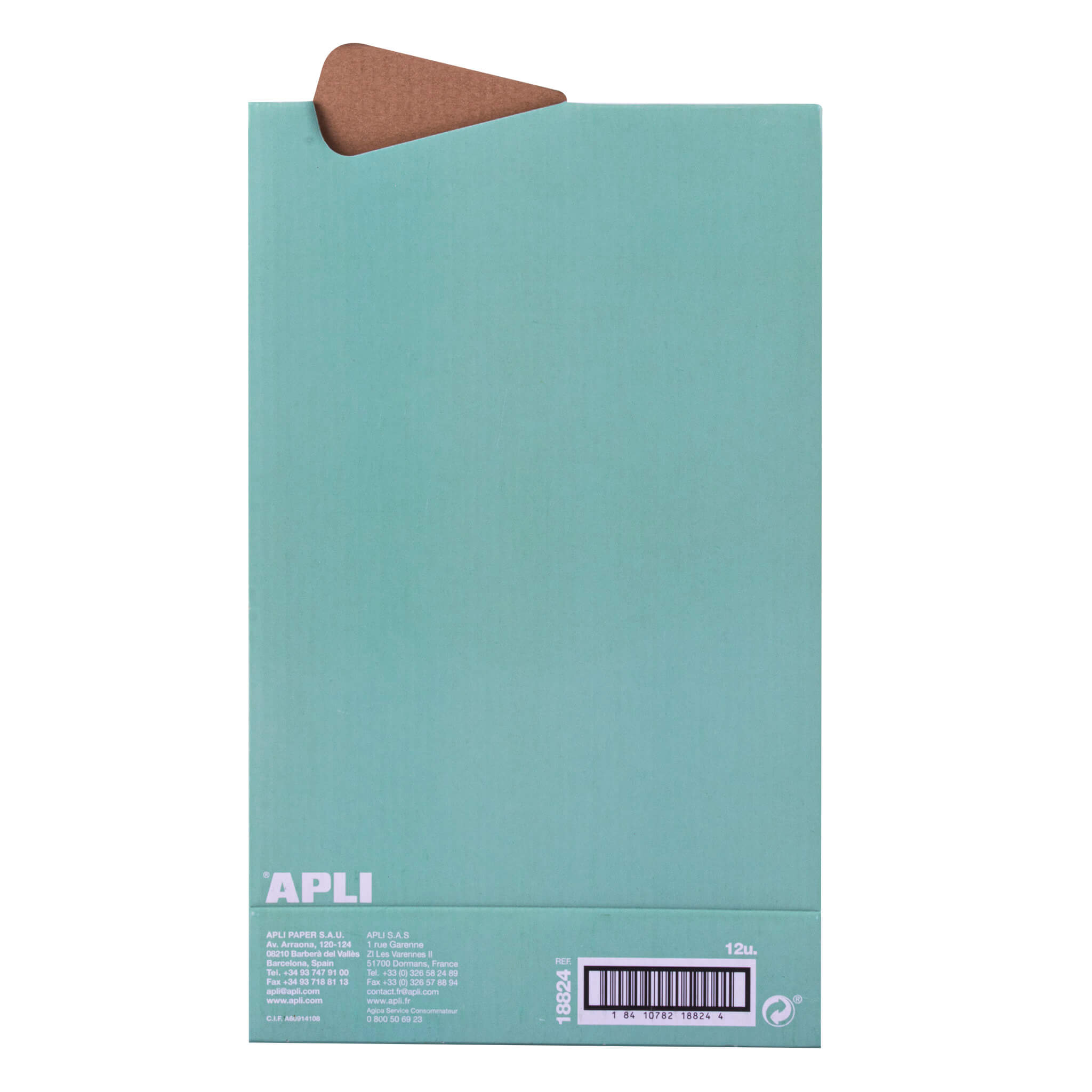 Lot de 8 crayons graphite HB Apli couleurs pastel