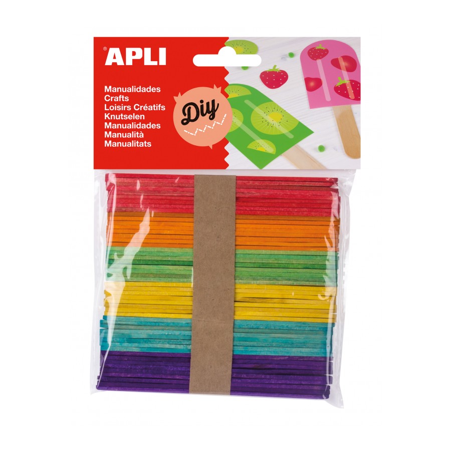 Apli Lot de 50 Bâtons de Polo Bois