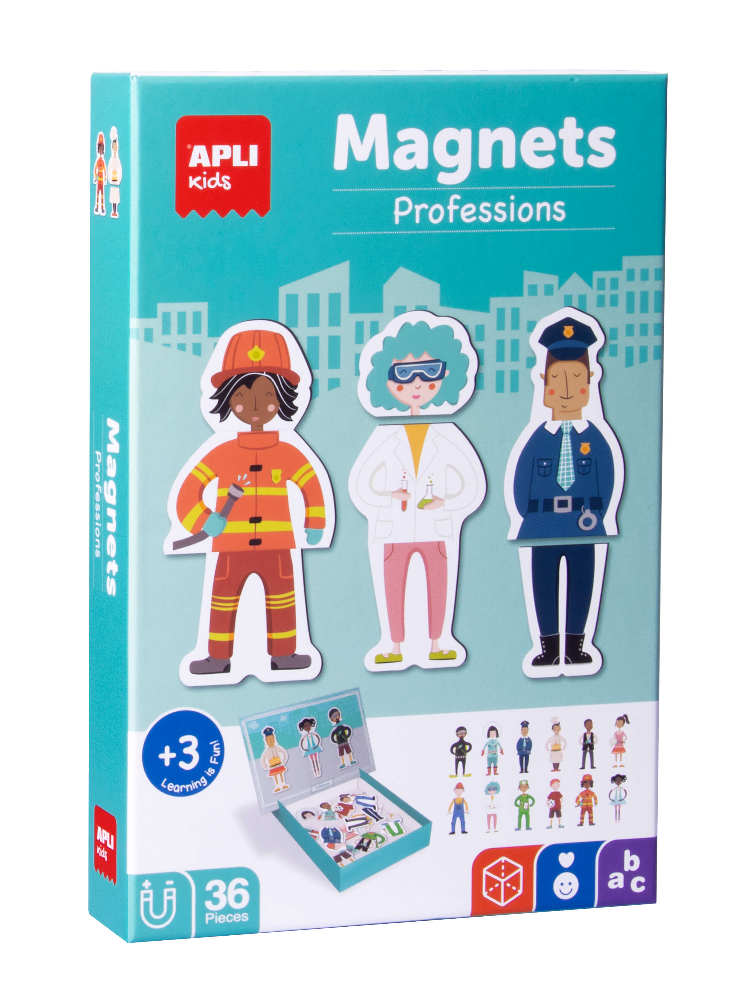 Apli Magnets Professions - Thématique Professions - Modèles variés - Taille standard