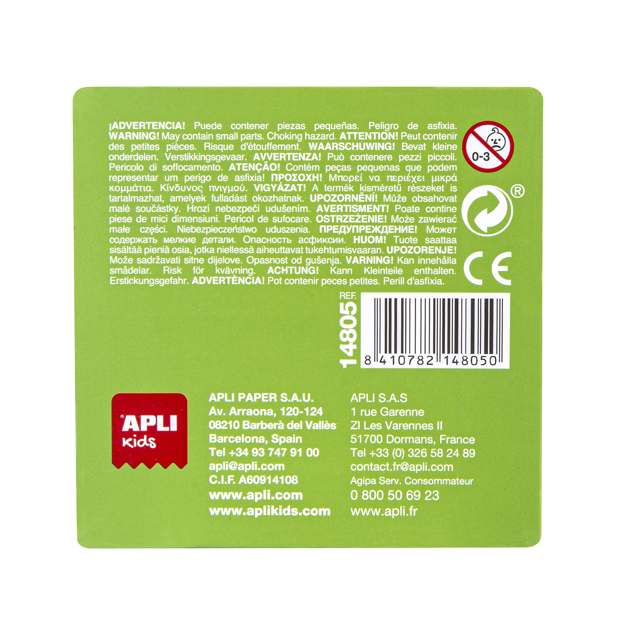 Apli Puzzle Lettres Petites Maisons - 40 Pièces de Tailles Différentes - Manipulation Facile et Pièces Résistantes - Carton 2mm avec Finition Brillante - Développe Compétences et Capacités - Coloré