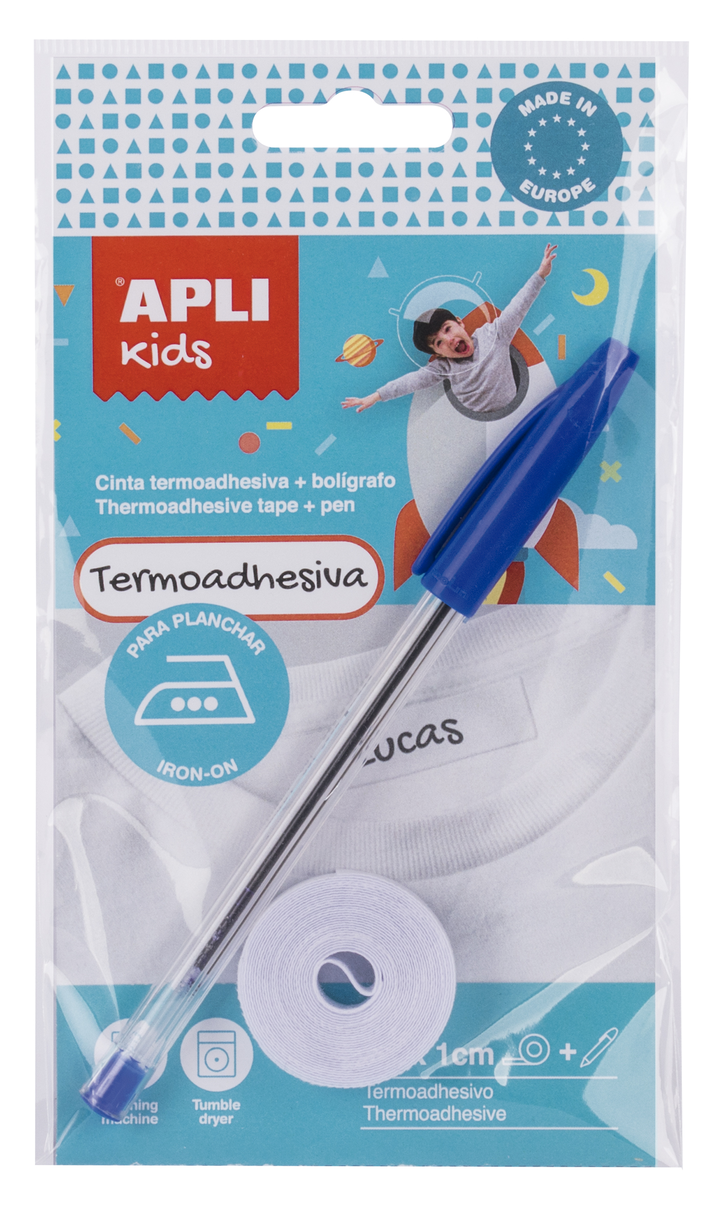 ✓ Apli Ruban Thermoadhésif pour Marquage de Vêtements - 10mmx2m