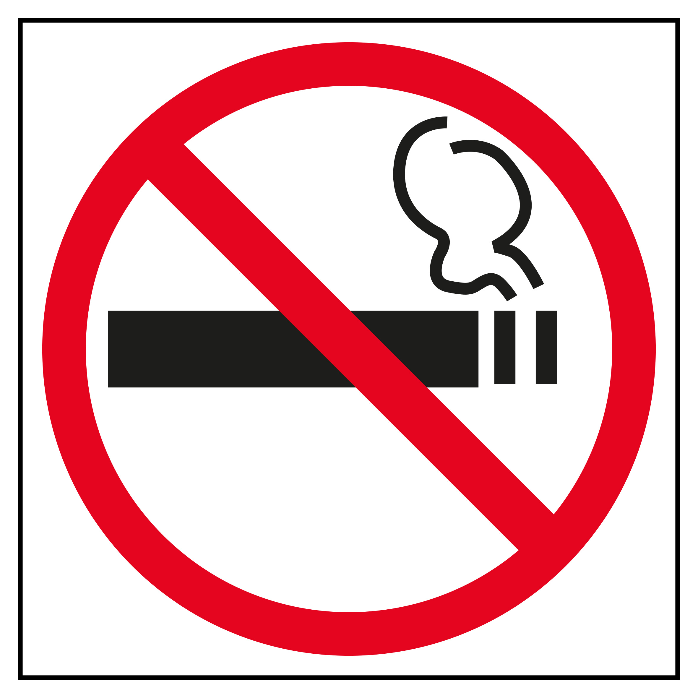 Apli Signalétique Etiquette Non Fumeur 1 U.
