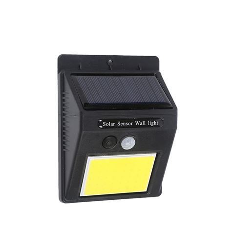 Applique Solaire Led Elbat - 110LM - Lumière Froide 6500K - Détecteur de Mouvement - Batterie 1200mAh