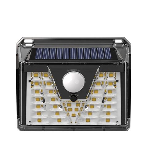 Applique Solaire Led Elbat - 150LM - Lumière Froide 6500K - Détecteur de Mouvement - Batterie 1200mAh