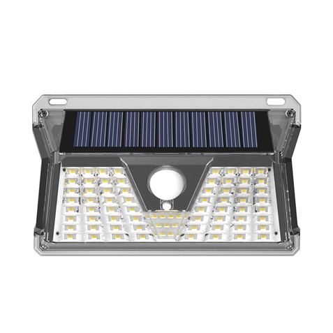 Applique Solaire Led Elbat - 260LM - Lumière Froide 6500K - Détecteur de Mouvement - Batterie 1200mAh