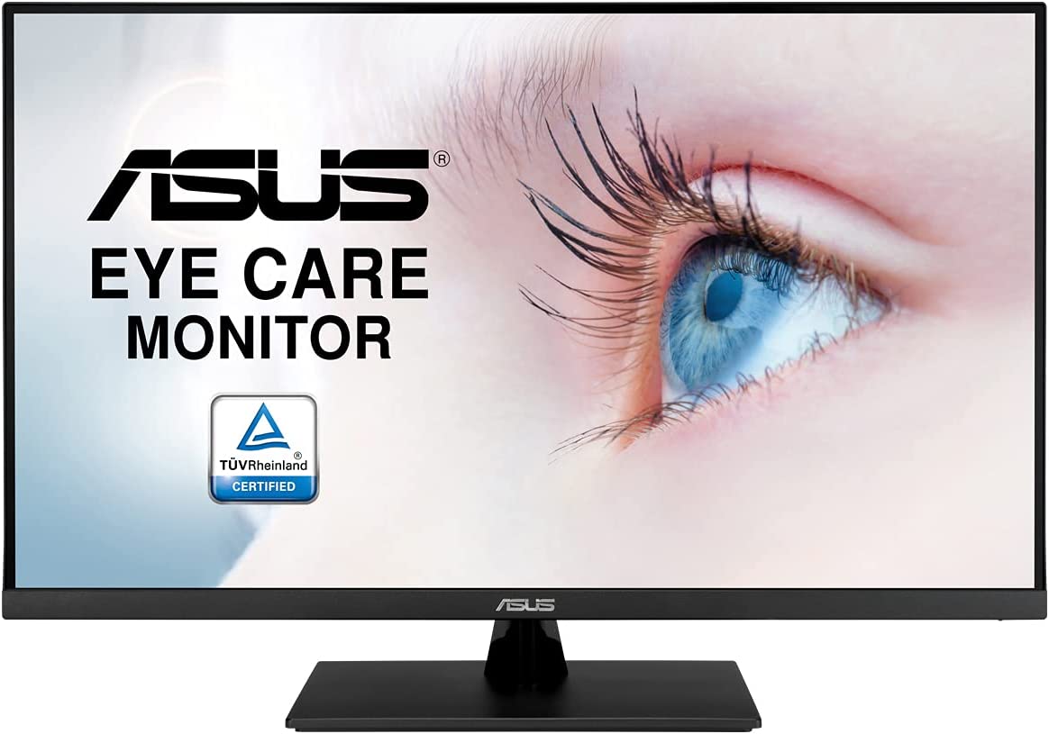 Asus 31.5" LED IPS Wide QHD 75Hz FreeSync Monitor - Réponse 5ms - Haut-parleurs intégrés - Angle de vision 178º - 16:9 - HDMI, DisplayPort - VESA 100x100mm