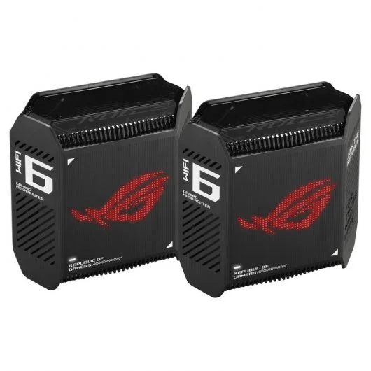 Asus ROG Rapture GT6 Pack 2 Routeurs Wifi Mesh AX10000 Tri-Band MU-MIMO - Couleur Noir