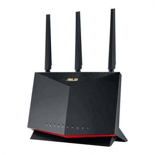 Asus RT-AX86S Pro Gaming Router AX5700 WiFi 6 Dual Band - Vitesse jusqu'à 4800Mbps - 5x RJ45 LAN, 1x RJ45 WAN, 1x USB 2.0, 1x USB 3.2 - 3 Antennes Externes